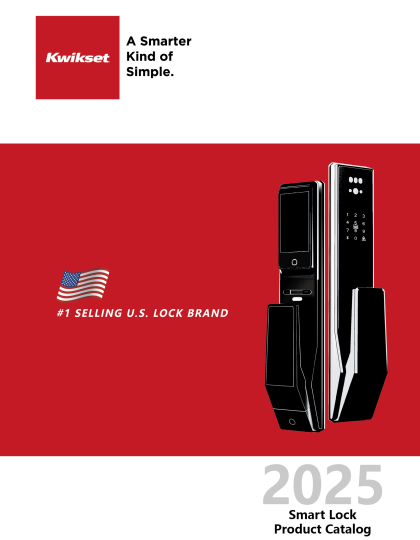 2025 Kwikset Electronic Smart Lock Brochure