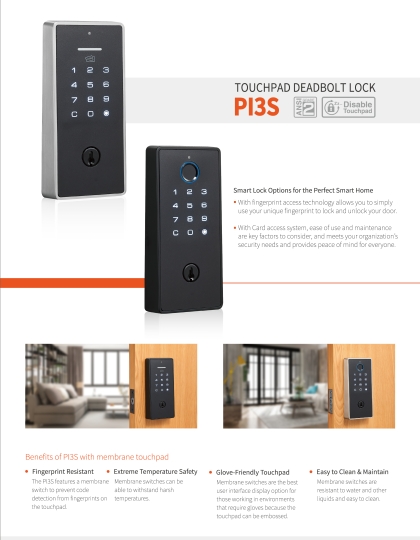 Touchpad-Deadbolt-Lock-PI3S-Sell-Sheet