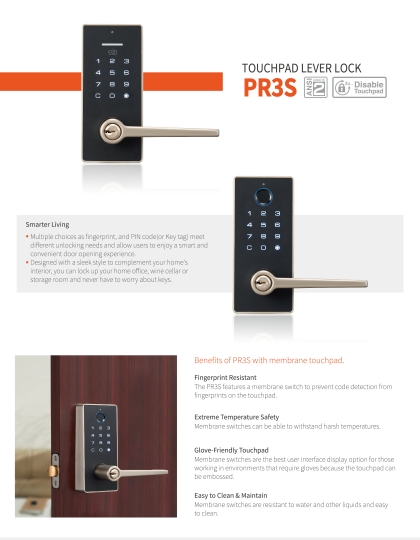Deadbolt-Lever-Lock-PR3S-Sell-Sheet