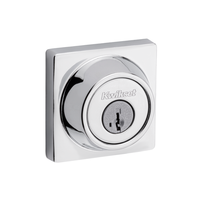 660 Contemporary Square Deadbolt - Keyed One Side - Featuring SmartKey
