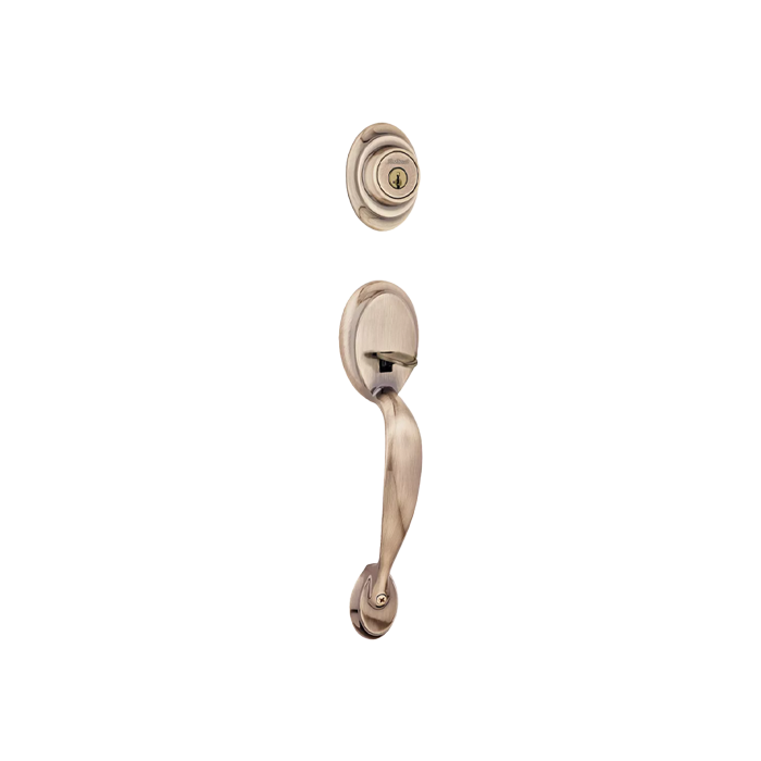 Dakota Handleset - Deadbolt Keyed One Side (Exterior Only) - featuring SmartKey