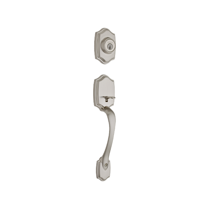 Belleview Handleset - Deadbolt Keyed One Side (Exterior Only) - featuring SmartKey