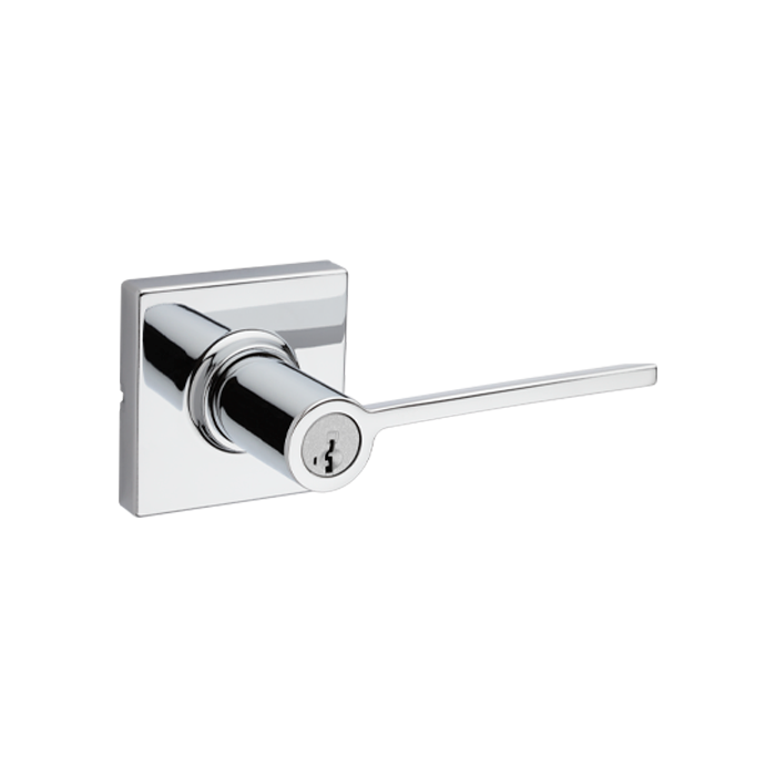 Ladera Lever (Square) - Keyed - featuring SmartKey