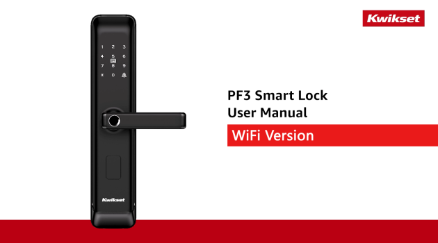 PF3 Mortise Smart Lock(5in1)_User Manual(WiFi Version)