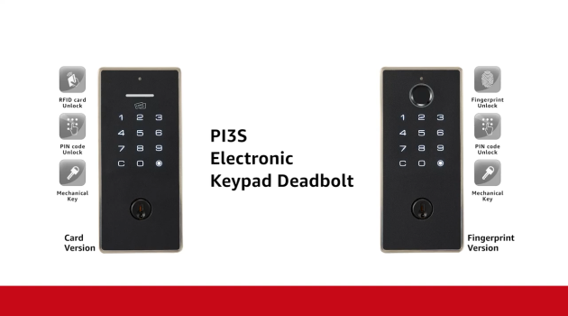 PI3S Electronic Keypad Deadbolt(3in1)_User Manual