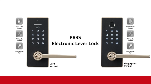 PR3S Electronic Lever Lock(3in1)_User Manual