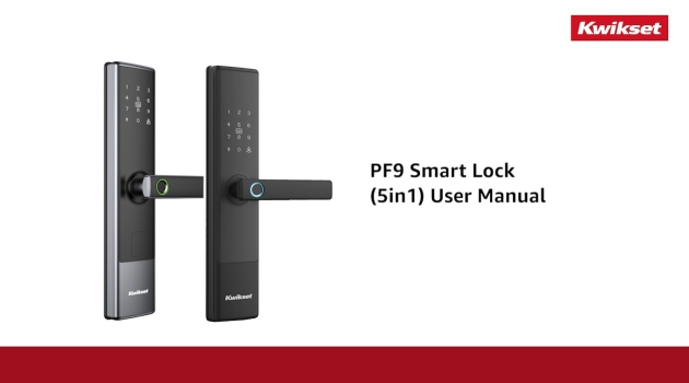 PF9 Smart Lock(5in1)_User Manual