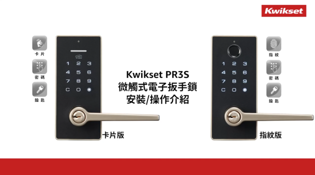PR3S Electronic Lever Lock(3in1)_User Manual