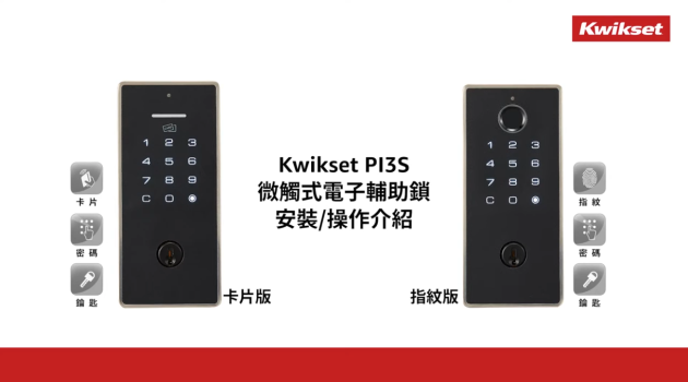 PI3S Electronic Keypad Deadbolt(3in1)_User Manual