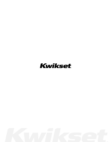 Kwikset APAC Product Catalog 2025